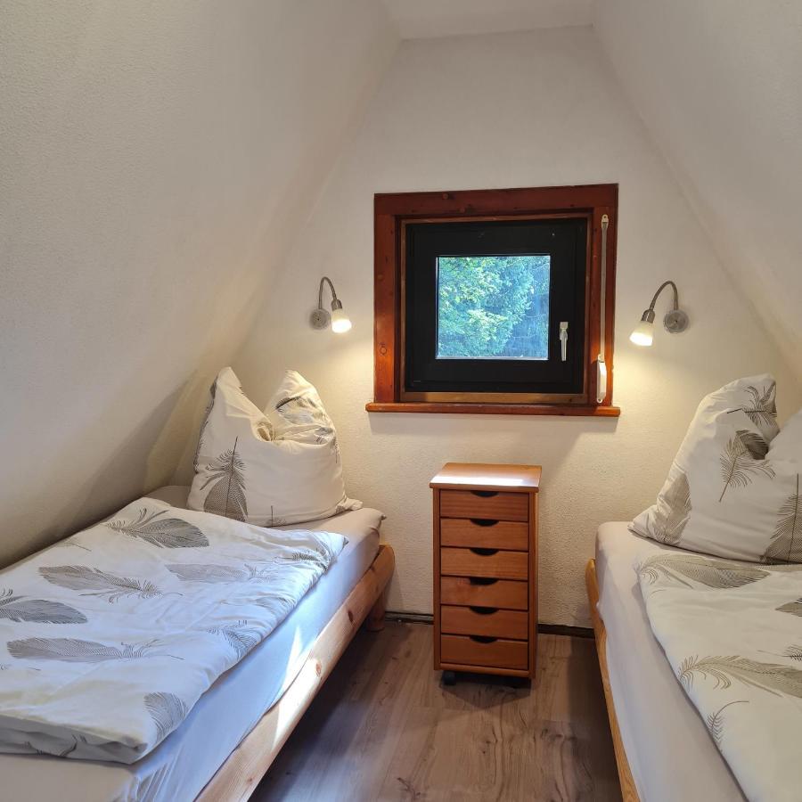 Wanderhuette Zum Bernhardsthal Villa Buitenkant foto